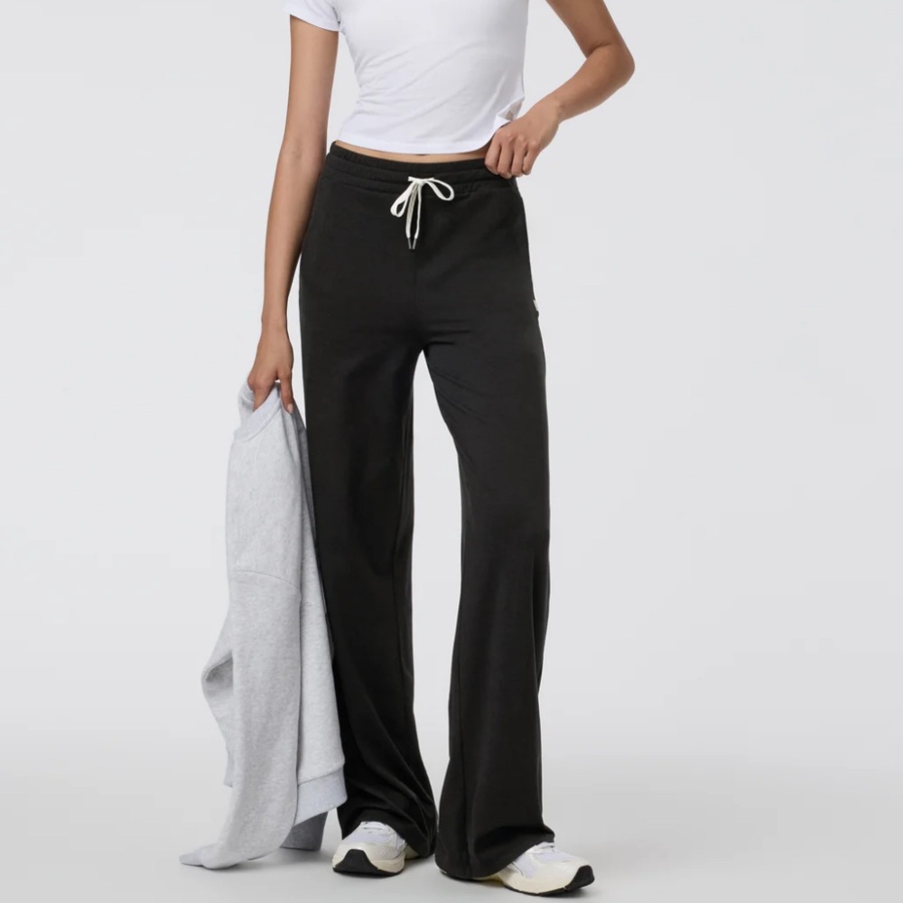 Vuori Black Wide Leg Pants